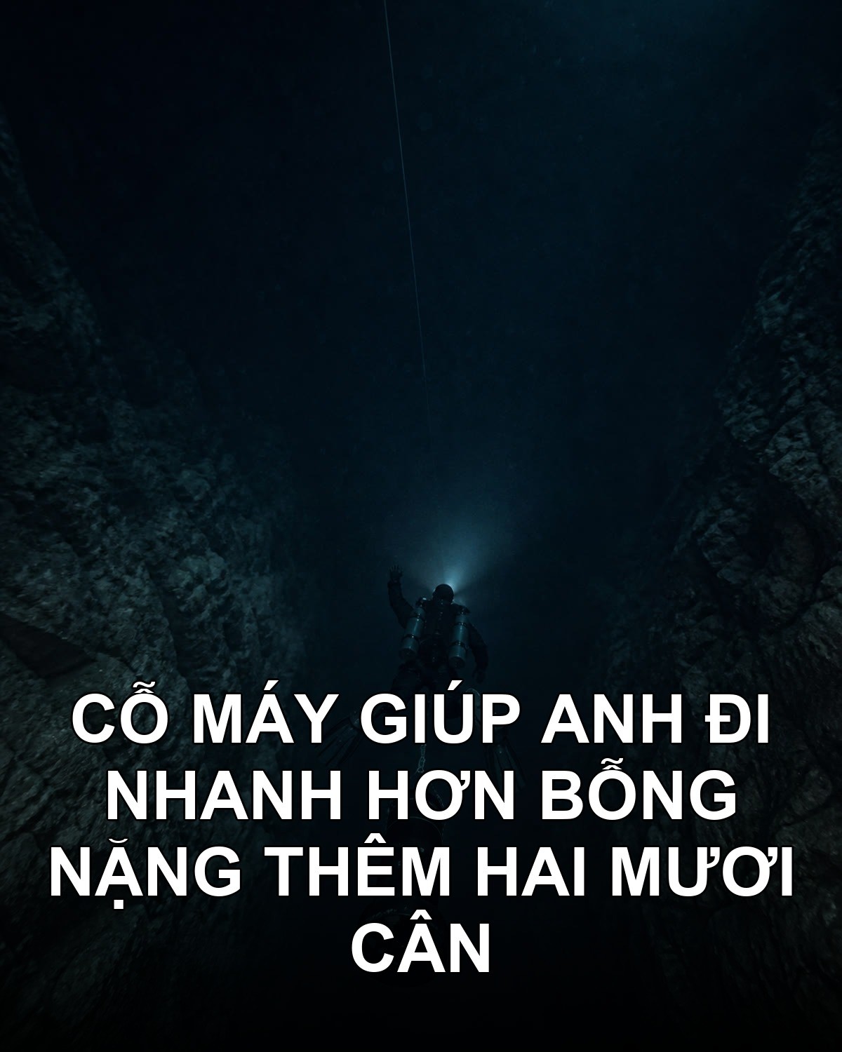 Cỗ máy giúp đi nhanh hoá khối chì ở 200 mét sâu