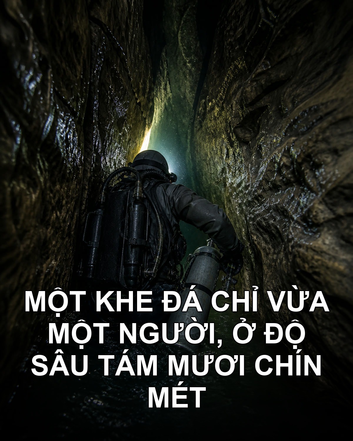 Khe đá 89 mét và người không về từ hang Bossi