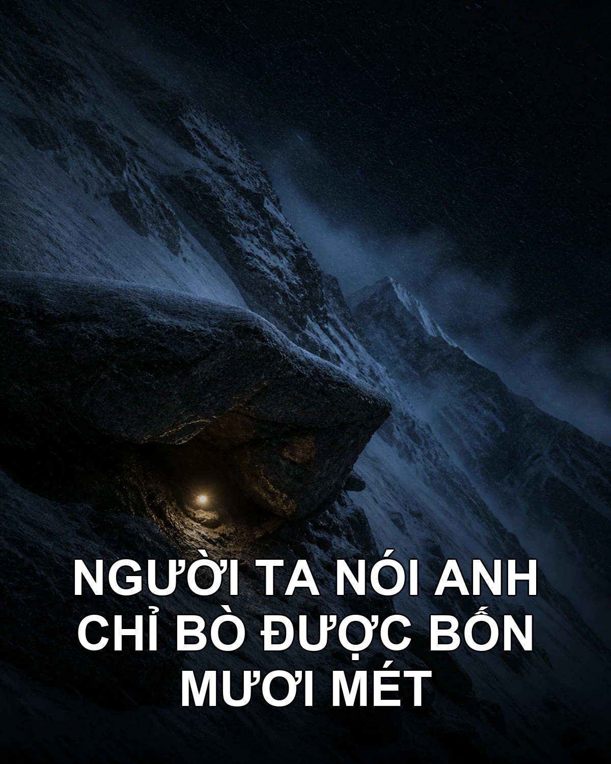 Bốn mươi mét cuối cùng và một chiếc hộp vệ tinh