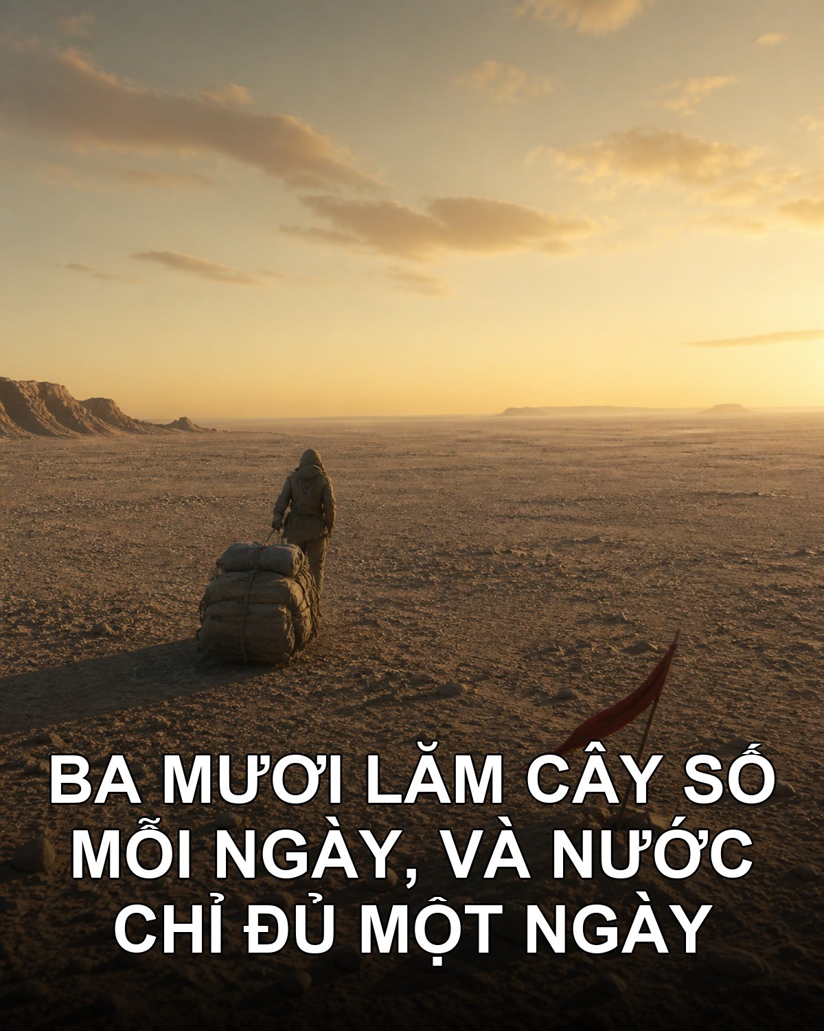 Người đi bộ 1.100 km qua Lop Nur và sống sót