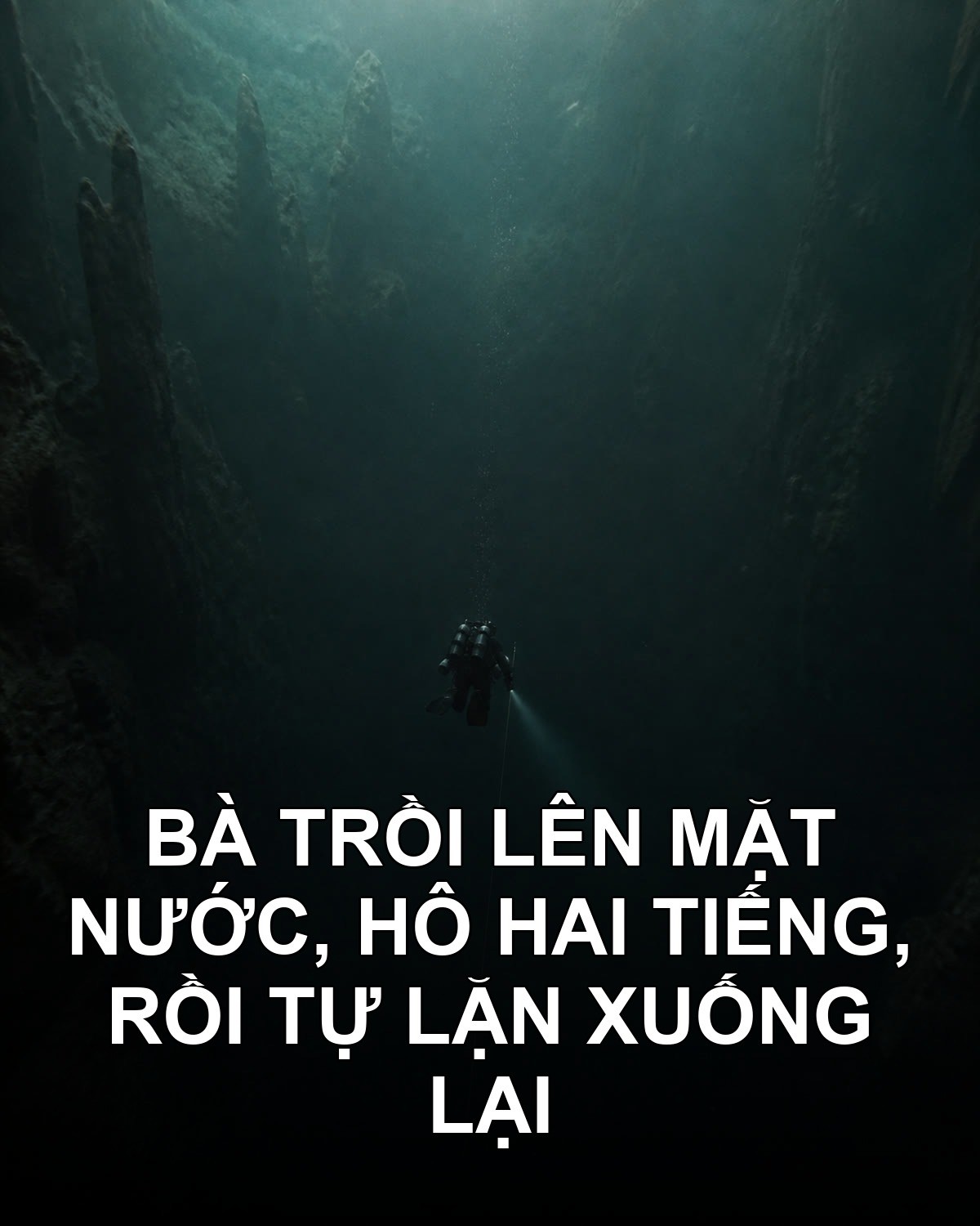 Người đàn bà quay xuống lại vùng nước đã làm nên tên tuổi mình