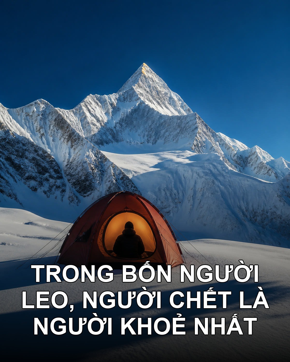 Người khoẻ nhất đoàn nằm lại ở độ cao 6.400 m