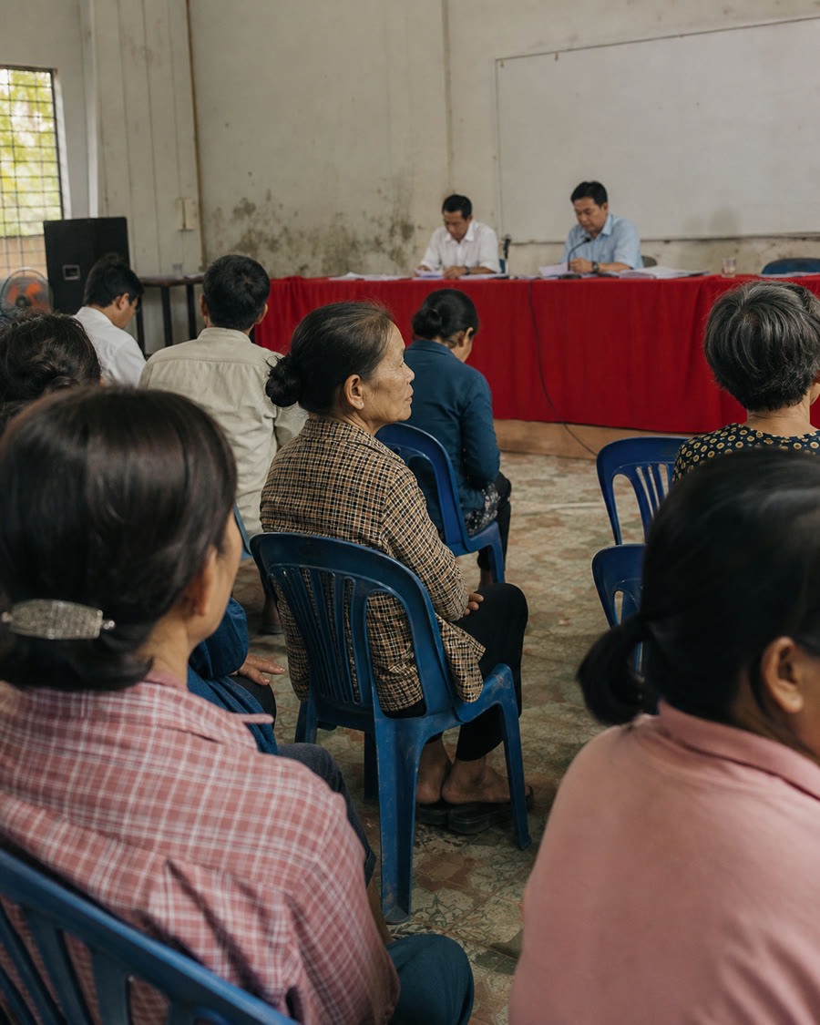 Buổi họp phụ huynh bàn chuyện chuyển học sinh sang xe đưa đón qua cầu mới.
