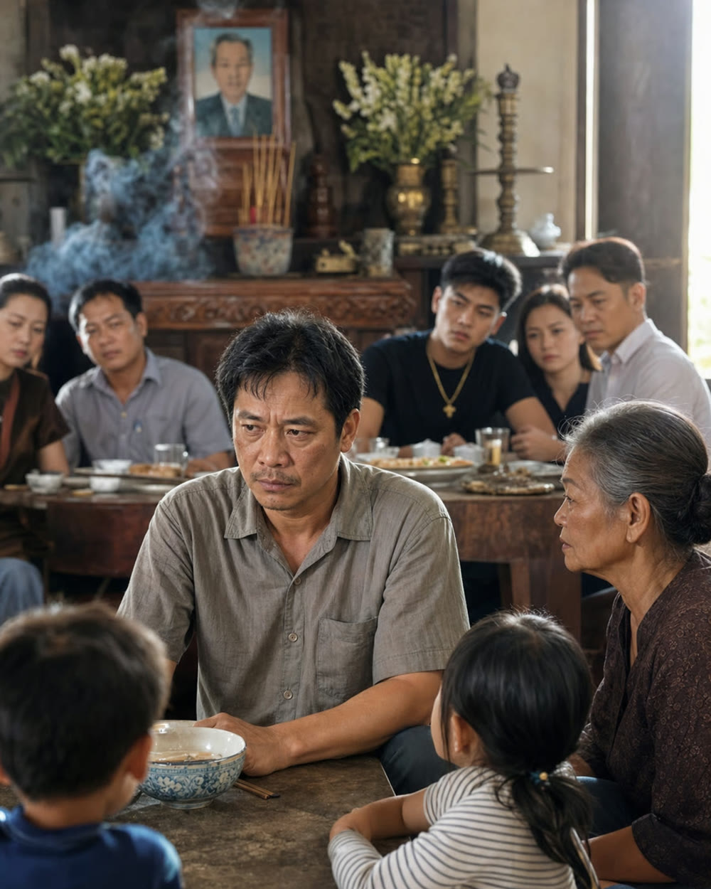 Về quê ăn giỗ, tôi bị cả họ khinh là kẻ nghèo ăn bám, xếp ngồi mâm dưới với trẻ con