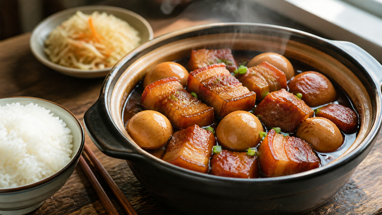 Thịt kho tàu mềm rục, nước kho trong không đắng