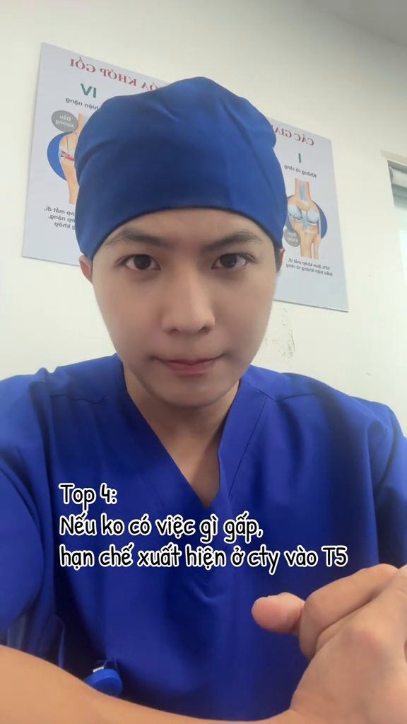 Danh sách kiêng kỵ biến thành trò đùa công sở. Ảnh chụp màn hình clip của @kieuconghau_.